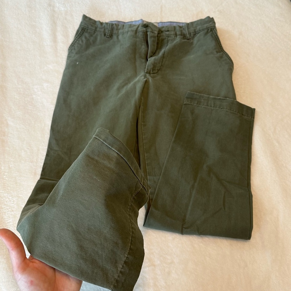 St. John Bay Green Pants - Men